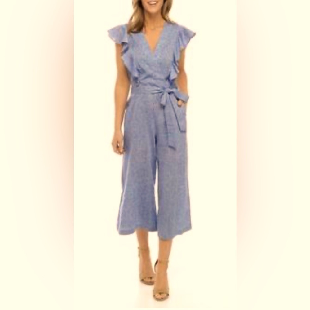 Women's Blue/Denim Jumpsuit | Violet Weekend | Size 8